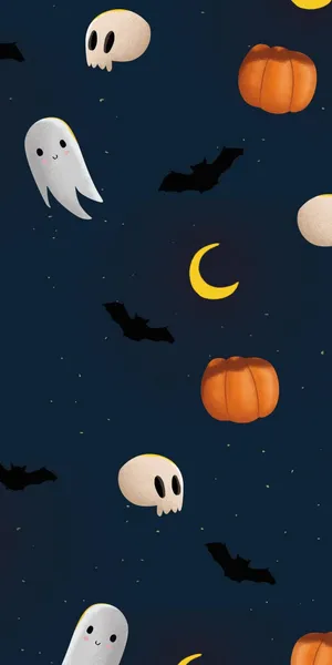 Trick-or-treat With This Cute Halloween Phone Wallpaper