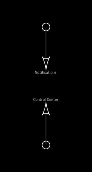 Tricky Lock Screen Showing Phone Diagrams Wallpaper