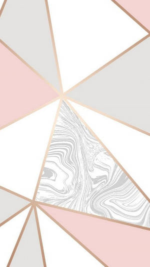Tricolored Pastel Gold Marble Wallpaper