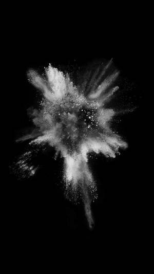 Trippy Dark Dust Explosion Wallpaper