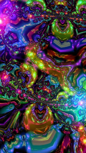 Trippy Dope 3d Abstract Wallpaper