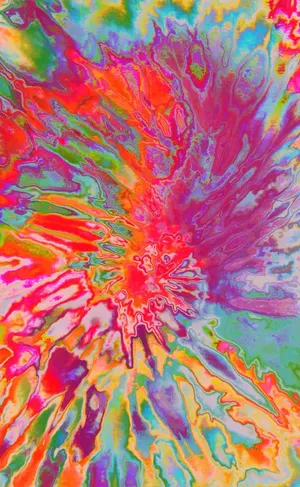 Trippy Dope Tie Dye Art Wallpaper