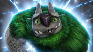 Trollhunters Tales Of Arcadia Green Troll Wallpaper