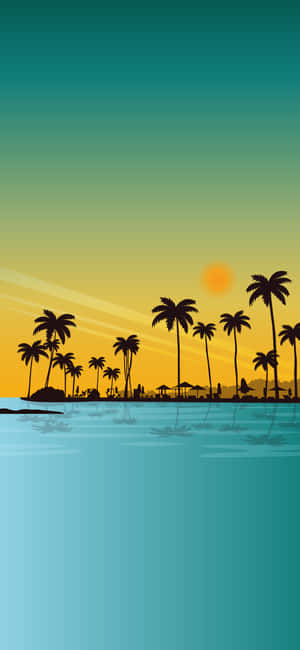 Tropical Themed Background Image Wallpaper