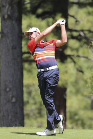 Troy Merritt Golf Stance Phone Wallpaper