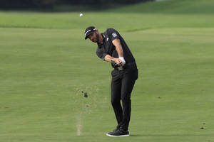 Troy Merritt Hitting The Golf Ball Wallpaper