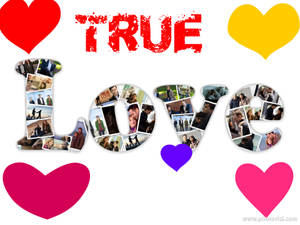 True Love Collage Wallpaper