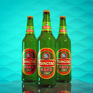 Tsingtao Beer Bottle Wallpaper