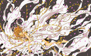 Tsubasa Reservoir Chronicle Angelic Sakura Wallpaper