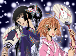 Tsubasa Reservoir Chronicle Sakura And Witch Wallpaper