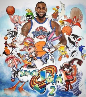 Tune Squad Mural Wallpaper