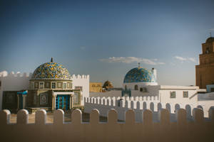 Tunisia's Great Mosque Of Kairouan Wallpaper