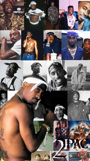 Turn Your Phone Into A Classic Beauty With The Tupac Iphone Wallpaper Wallpaper