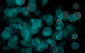 Turquoise Blurred Abstract Wallpaper