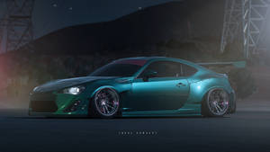 Turquoise Subaru Brz Wallpaper