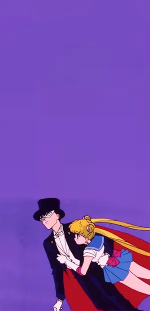Tuxedo Mask Prepares To Fight Against Evil Wallpaper