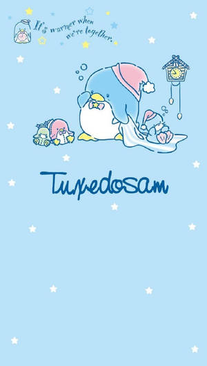 Tuxedo Sam Warmer When Together Wallpaper