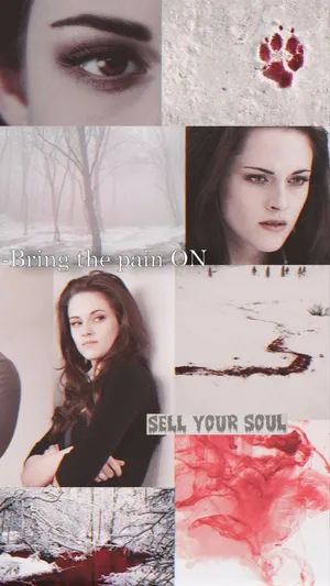 Twilight Inspired Collagei Phone Wallpaper Wallpaper