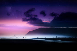 Twilight Sky Ocean Desktop Wallpaper