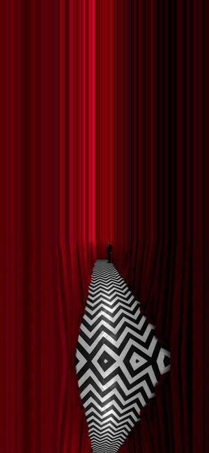 Twin Peaks Red Curtains Wallpaper