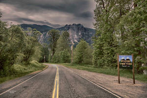 Twin Peaks Road Under Wallpaper