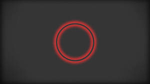 Two Glowing Red Circles Wallpaper