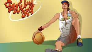 Two Nba Players Gear Up For An All-star Match! Wallpaper