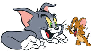 Two Of The Funniest Cartoon Characters - Tom And Jerry Wallpaper