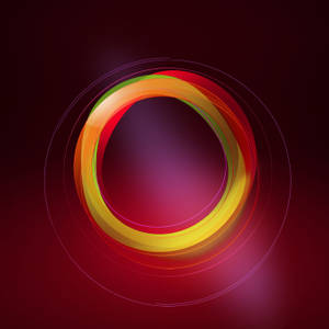 Two Toned Red Circle Wallpaper