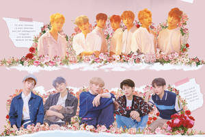 Txt And Bts Collage Wallpaper