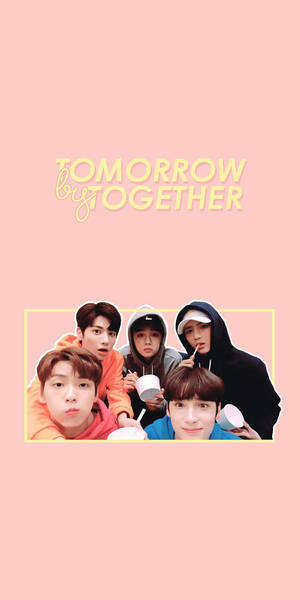 Txt Members Eating Wallpaper