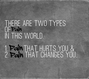 Types Of Pain Quote Wallpaper