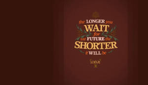 Typography About Future Wallpaper
