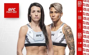 U F C Fight Night Female Fighters Promotional Image Wallpaper