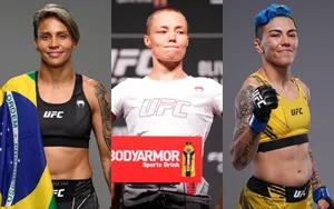 U F C Fighters Portraits Triptych Wallpaper