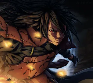 Uchiha Madara Burning Embers Wallpaper