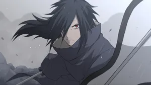 Uchiha Madara Rain Battle Wallpaper