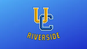 Ucr Logo In Blue Background Wallpaper
