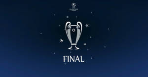 Uefa Champions League Final Trophy Minimalist Wallpaper