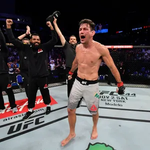 Ufc Fighters Demian Maia Victory Wallpaper