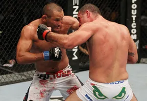 Ufc Mauricio Rua Left Hook Wallpaper