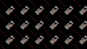 Ugly Pixel Lettering Wallpaper