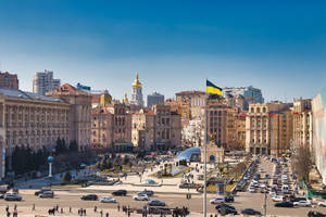 Ukraine Flag Kyiv Wallpaper