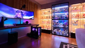 Ultimate Anime Gamer Setup Wallpaper