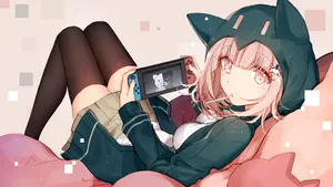 Ultimate Gamer Chiaki Nanami Wallpaper