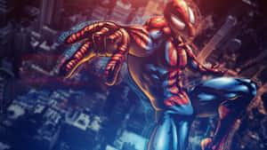 Ultimate Spider-man In Action Wallpaper