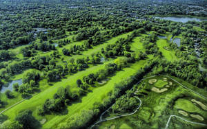 Ultra Hd Golf Green Field Wallpaper