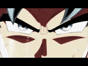 Ultra Instinct Goku Fierce Look Wallpaper