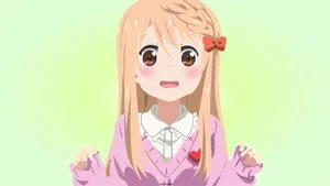 Umaru Doma Cute Worried Face Wallpaper