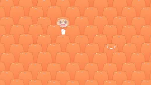 Umaru With Cute Orange Bears Wallpaper